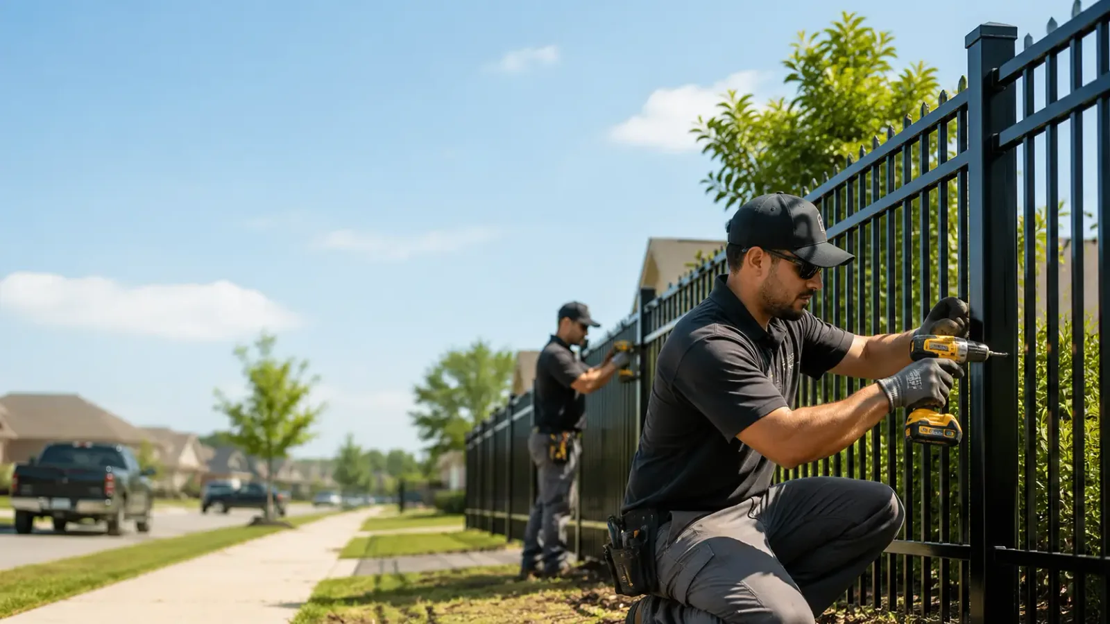 Metal Fence Installation in Sinton, TX